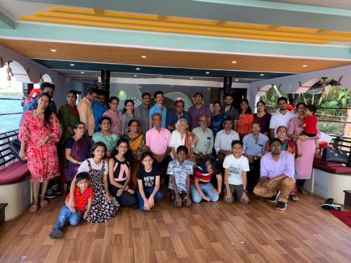 Nellikatte Family - First Reunion in Boat House, near Kasargod