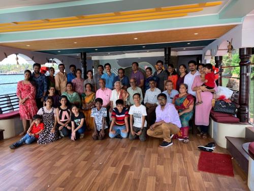 Nellikatte Family - First Reunion in Boat House, near Kasargod